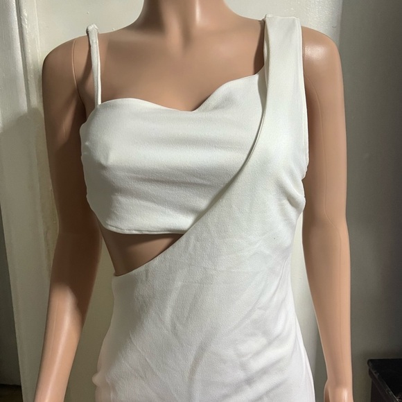 NWT RACHEL Rachel Roy Women’s Cutout One Shoulder Maxi Gown - Picture 6 of 13